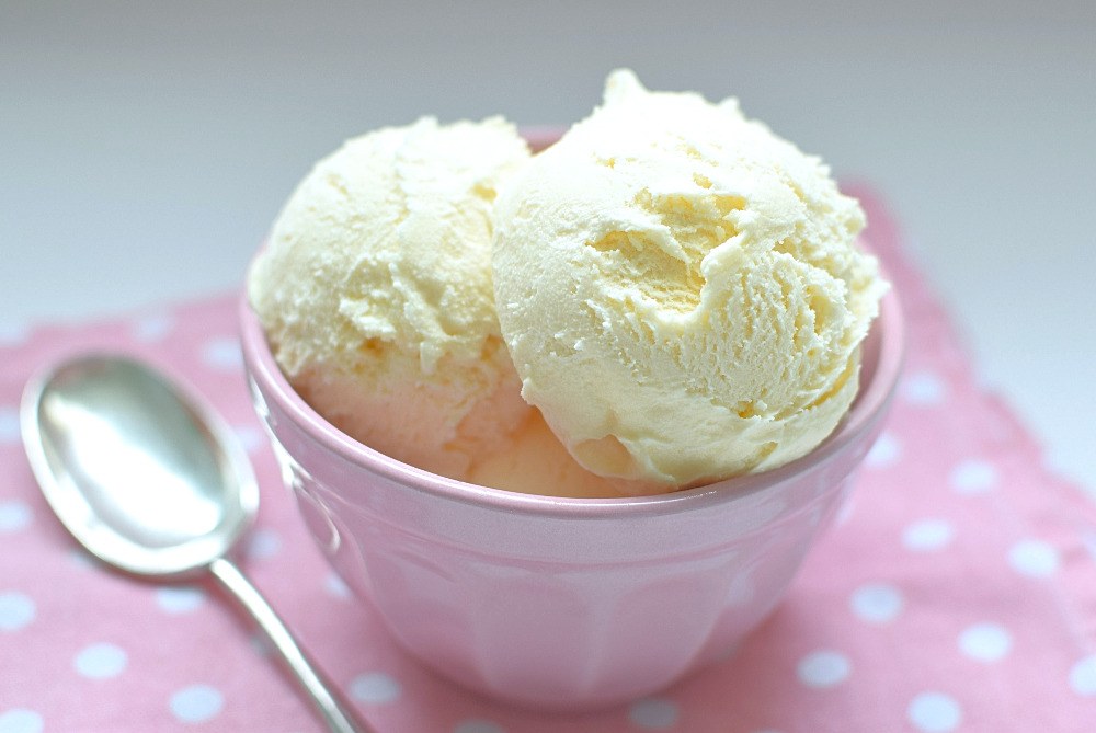 Vanilla ice cream