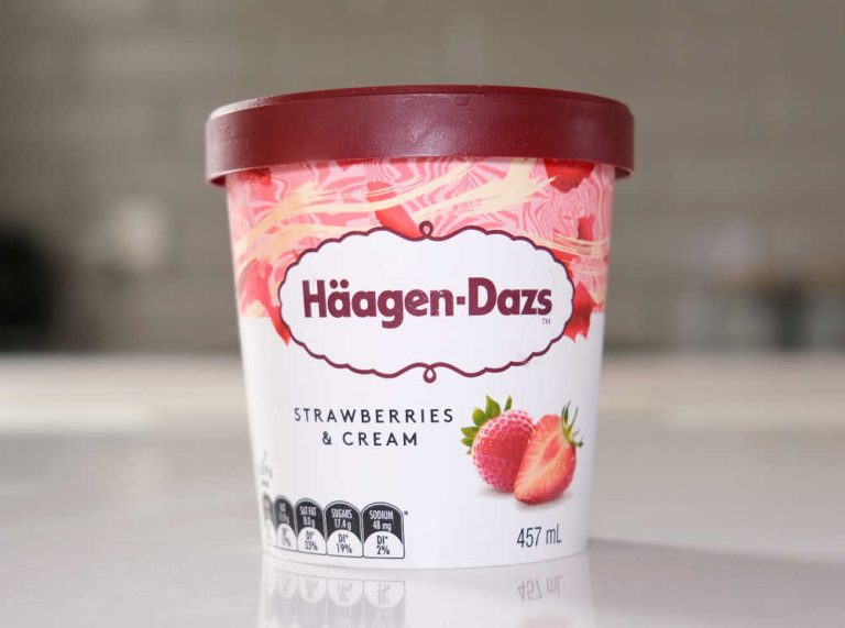 Review Of Haagen-Dazs Strawberries And Cream Ice Cream
