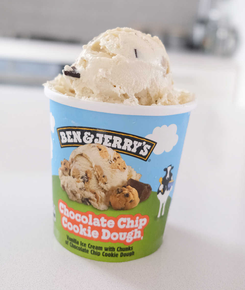 Review Of Ben & Jerry's Chocolate Chip Cookie Dough Ice Cream 458ml ...