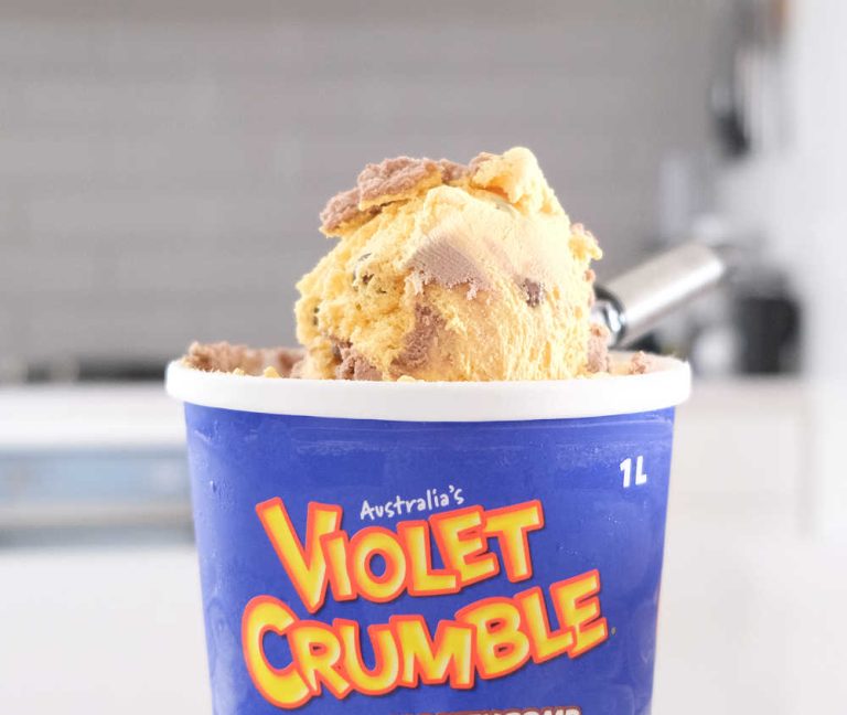Review Of Violet Crumble Choc Ice Cream 1L Scoop Club